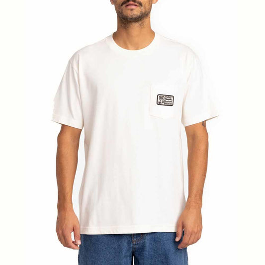 RVCA Cobra Service T-Shirt Antique White