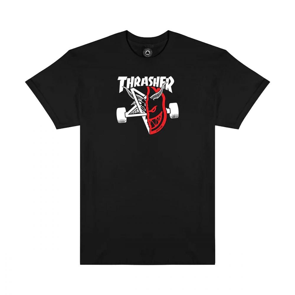 Thrasher x Spitfire T-Shirt Thrash & Burn Black
