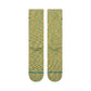 Stance Socks Interstellar Crew Green Large