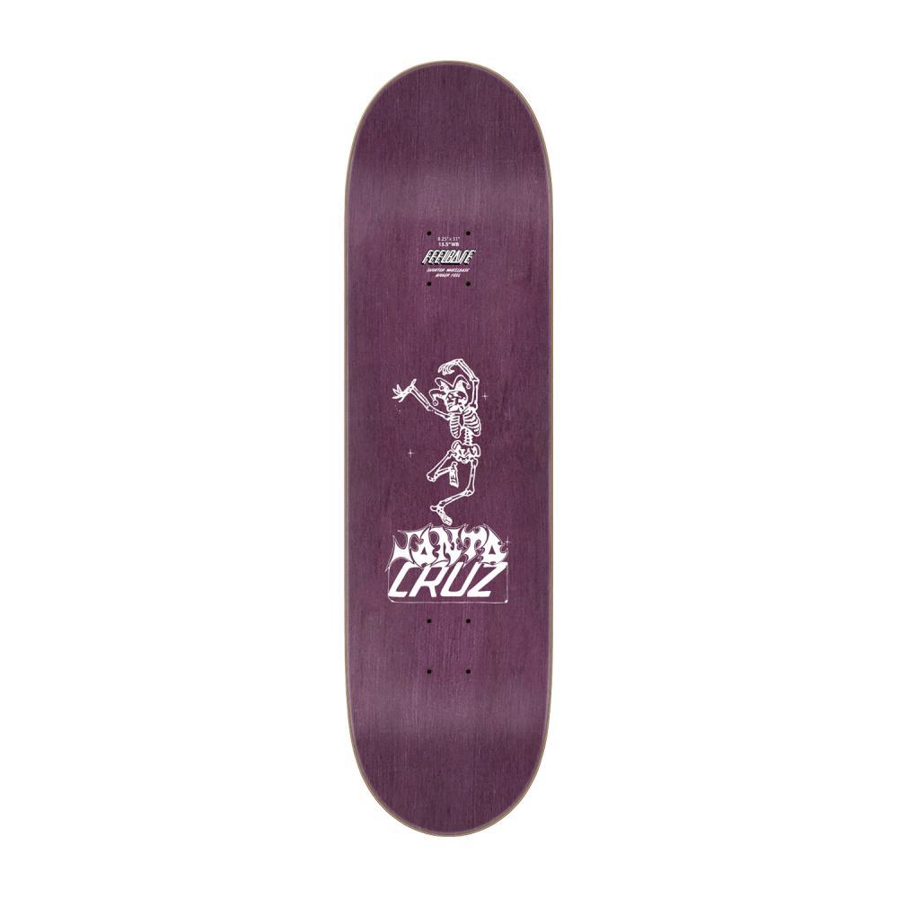 Santa Cruz Pro Skateboard Deck Delfino Puppet Master FeelBase Black Blue 8.25"