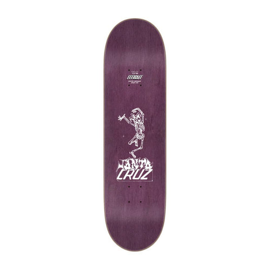Santa Cruz Pro Skateboard Deck Delfino Puppet Master FeelBase Black Blue 8.25"
