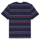 DC Shoe Co Sheriff Stripe Short Sleeve T-Shirt Blue Black Iris
