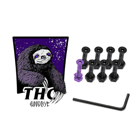 The Hardware Company THC LTD Goodbye 1" Allen Bolts And Nuts Purple