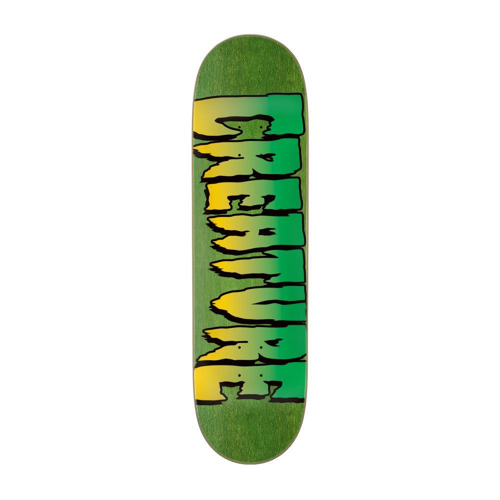 Creature Team Skateboard Deck Logo Stumps Assorted Black Yellow Green 8.25"