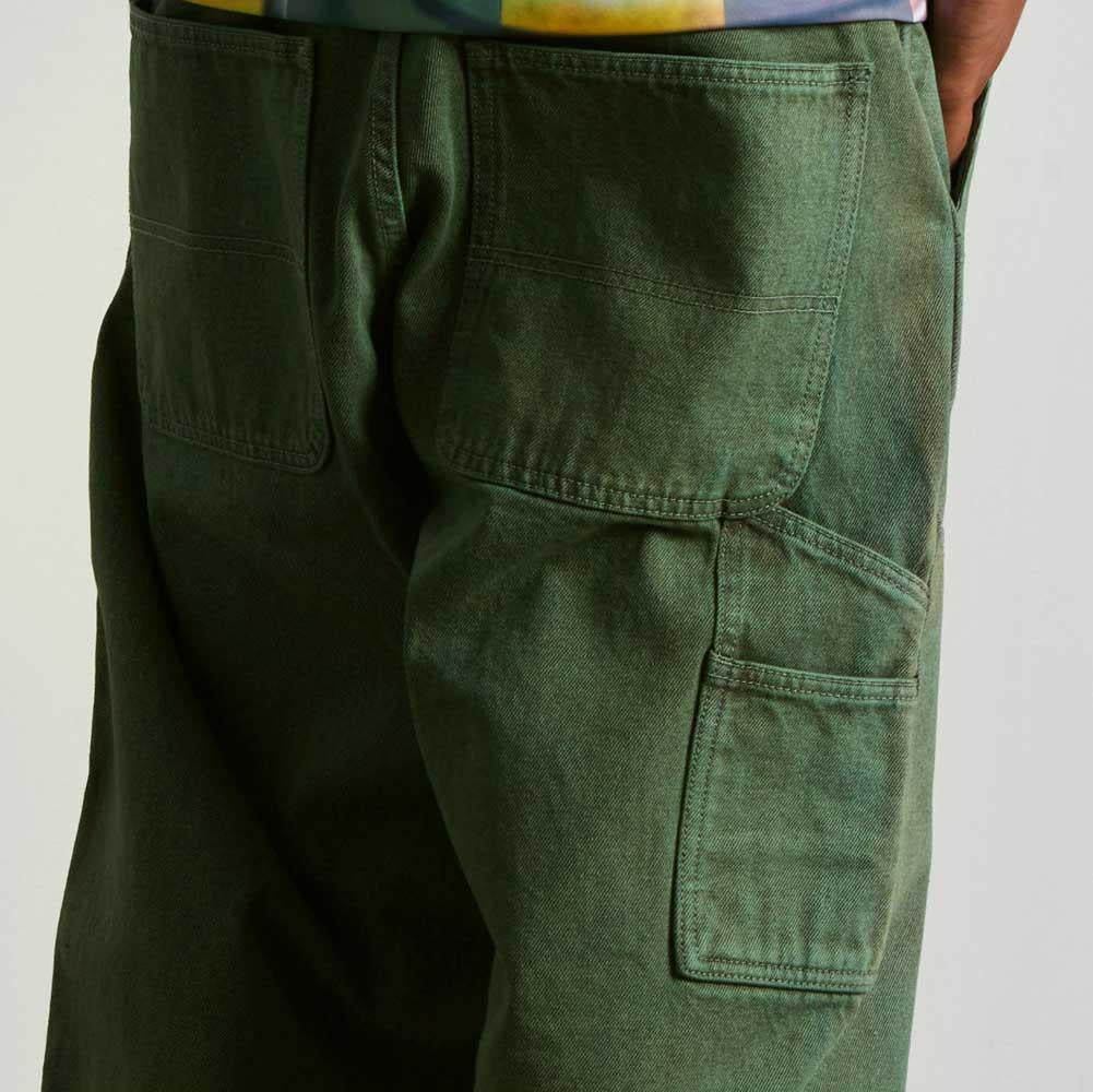 Huf Kinda Loose Double Knees Pants Mist Green