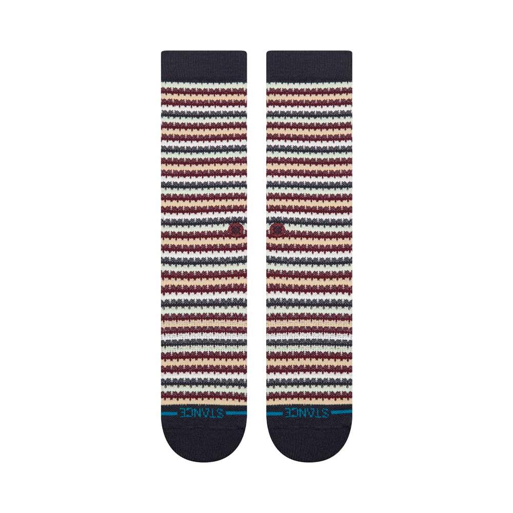 Stance Socks Chiclets Waffle Knit Crew Navy Large