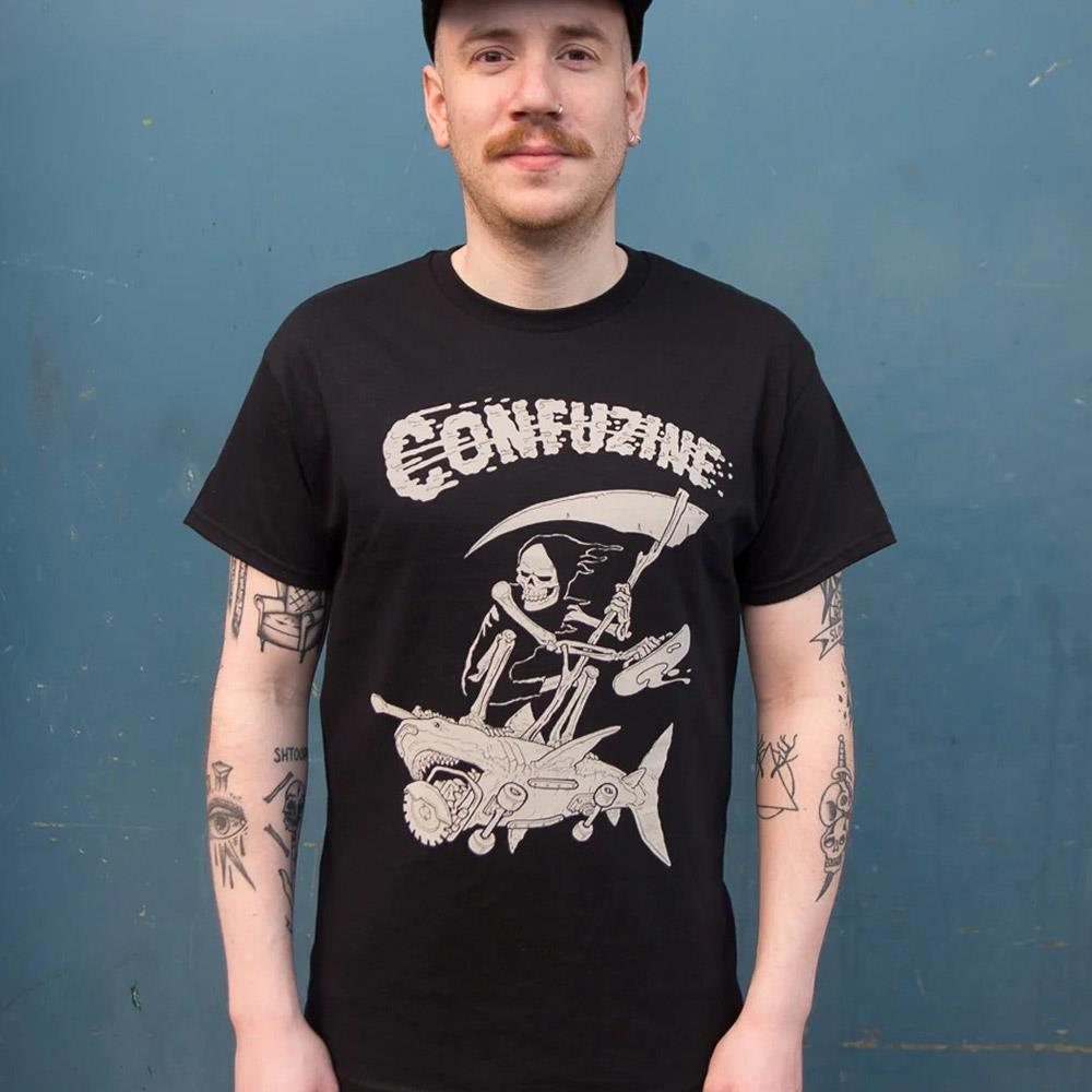 Confusion Magazine T-shirt Grim Ripper Black