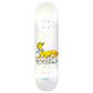 Krooked Pro Skateboard Deck Gonz Dachshund White 8.62"