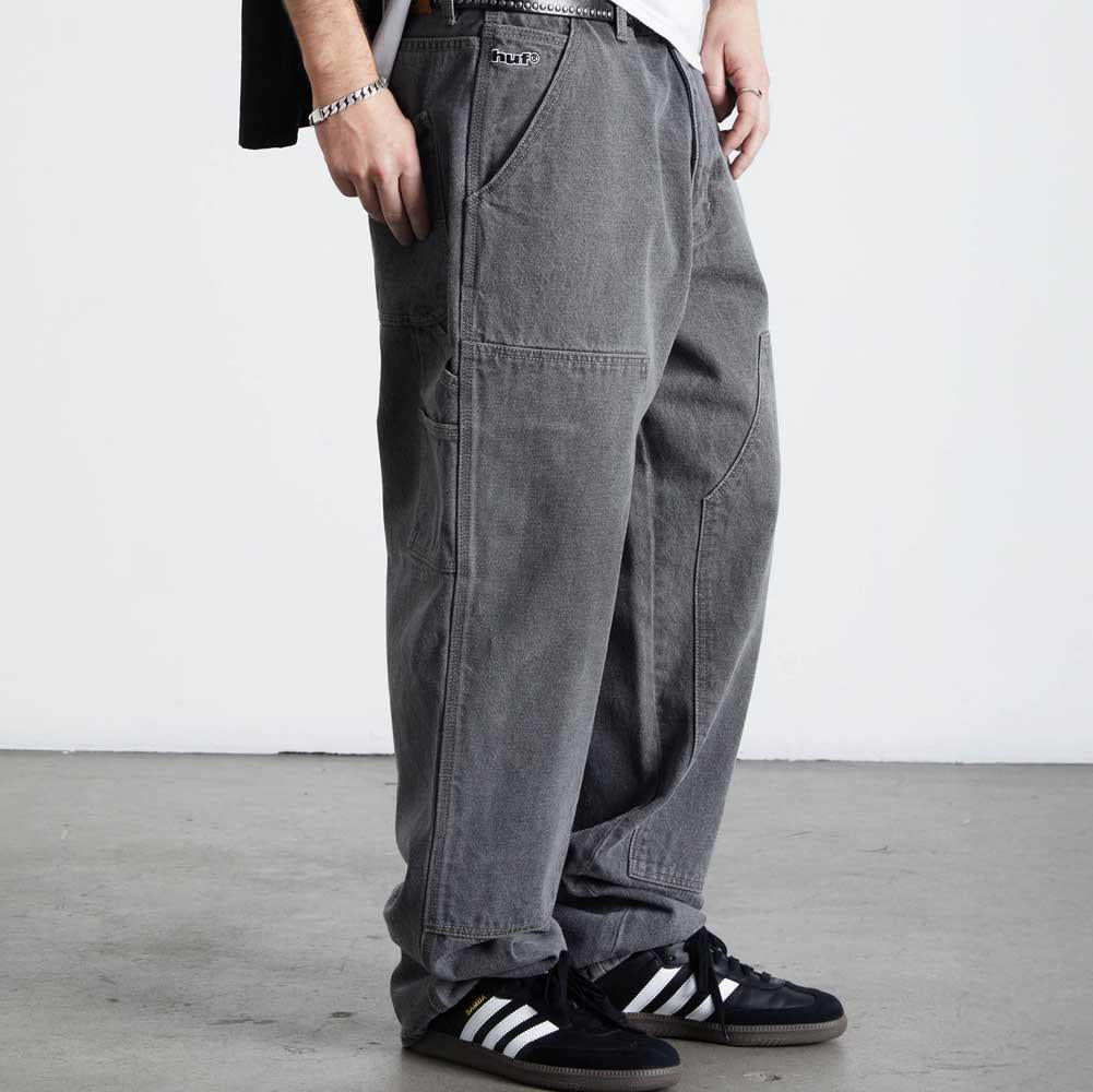 Huf Kinda Loose Double Knees Pants Frost Gray