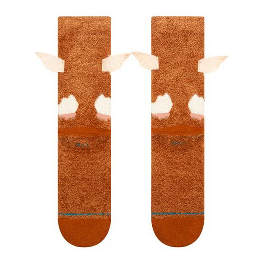 Stance X Gremlins Gizmo Crew Socks Brown Large Uk7-11