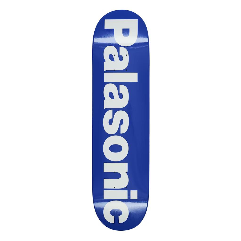 Palace Skateboards Palasonic Skateboard Deck Blue White 8.1"