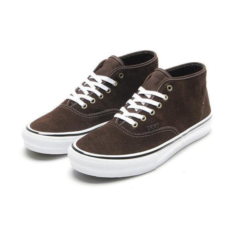 Dark deals brown vans