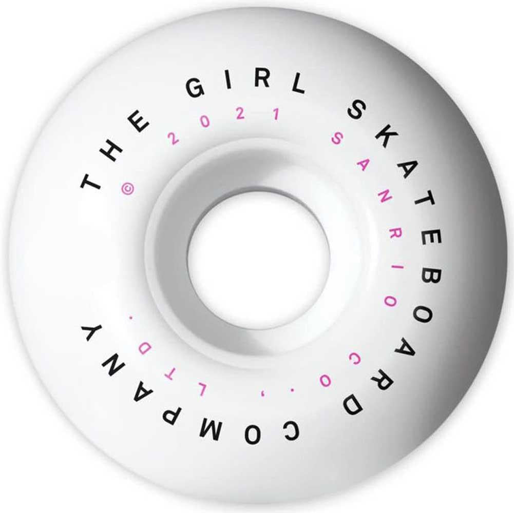 Girl Skateboards Sanrio Tokyo Speed Staple Skateboard Wheels White 54mm 99A