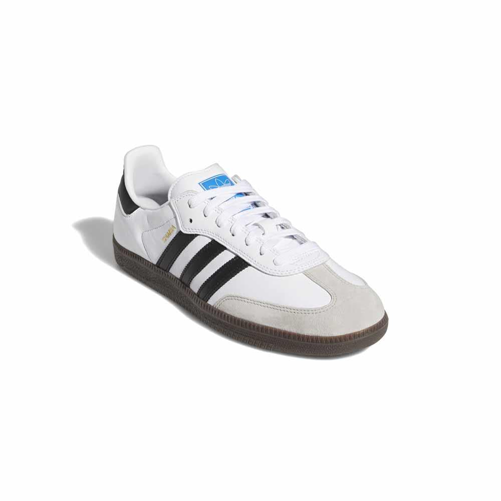 Adidas Skateboarding Samba ADV White Black Gum Skate Shoes – Black