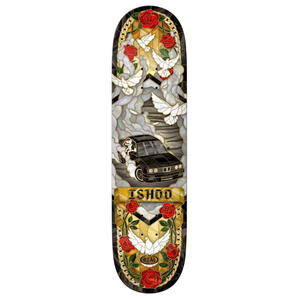 Real Ishod Cathedral Holographic Skateboard Deck Twin Tail Multi 8.25"