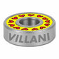 Bronson Speed Co. Skateboard Bearings Franky Villani Pro G3 Silver/Yellow/Orange 8mm