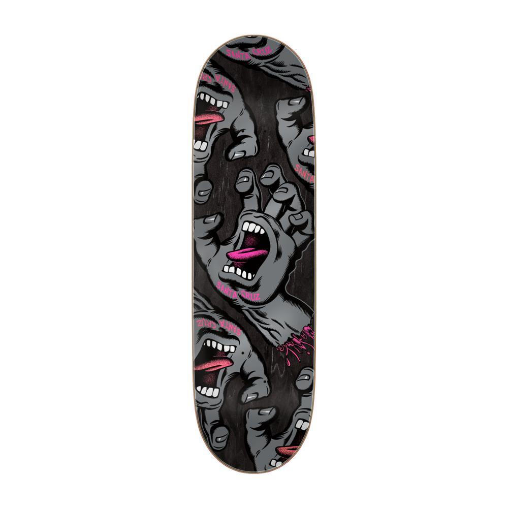 Santa Cruz Team Skateboard Deck Crowded Hand ATV Black 9