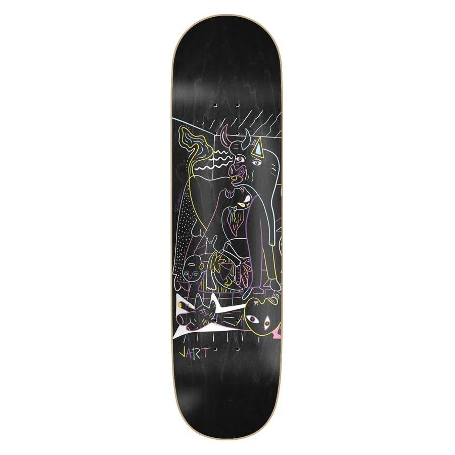 Jart Gernika Twin Black Skateboard Deck 8.0"