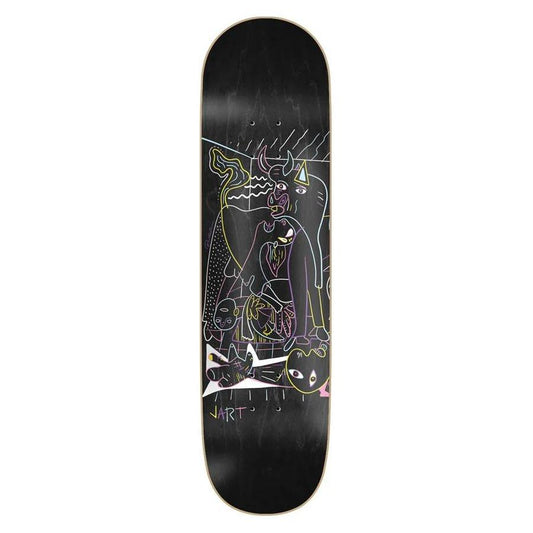 Jart Gernika Twin Black Skateboard Deck 8.0"