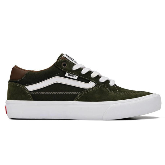 Vans Skate Rowan Green Brown Skate Shoes