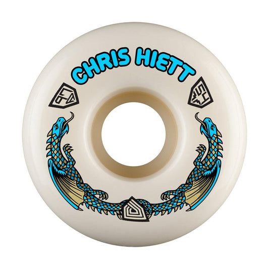 Powell Peralta Chris Hiett Dragon Formula Skateboard Wheels V7 Locks  54mm 97A