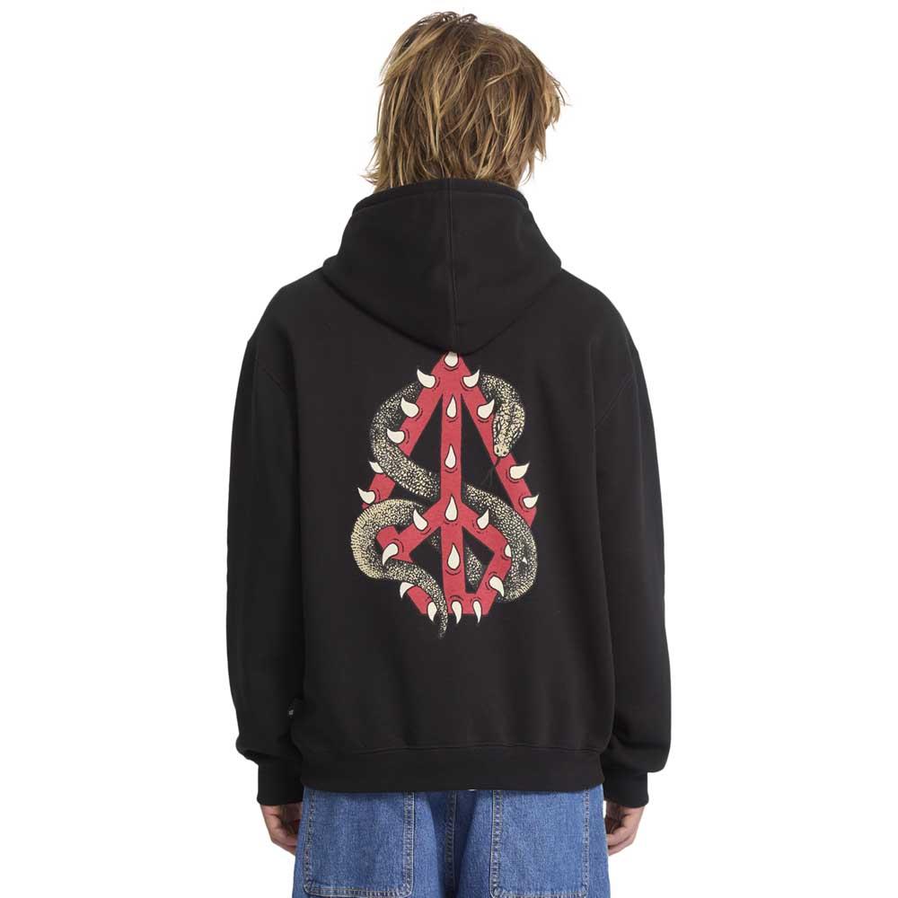 Volcom Watanite Pullover Hooded Sweatshirt Black 25
