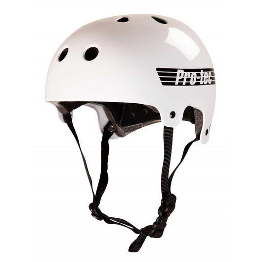 Pro-Tec Helmet Old School Cert Gloss White Adult