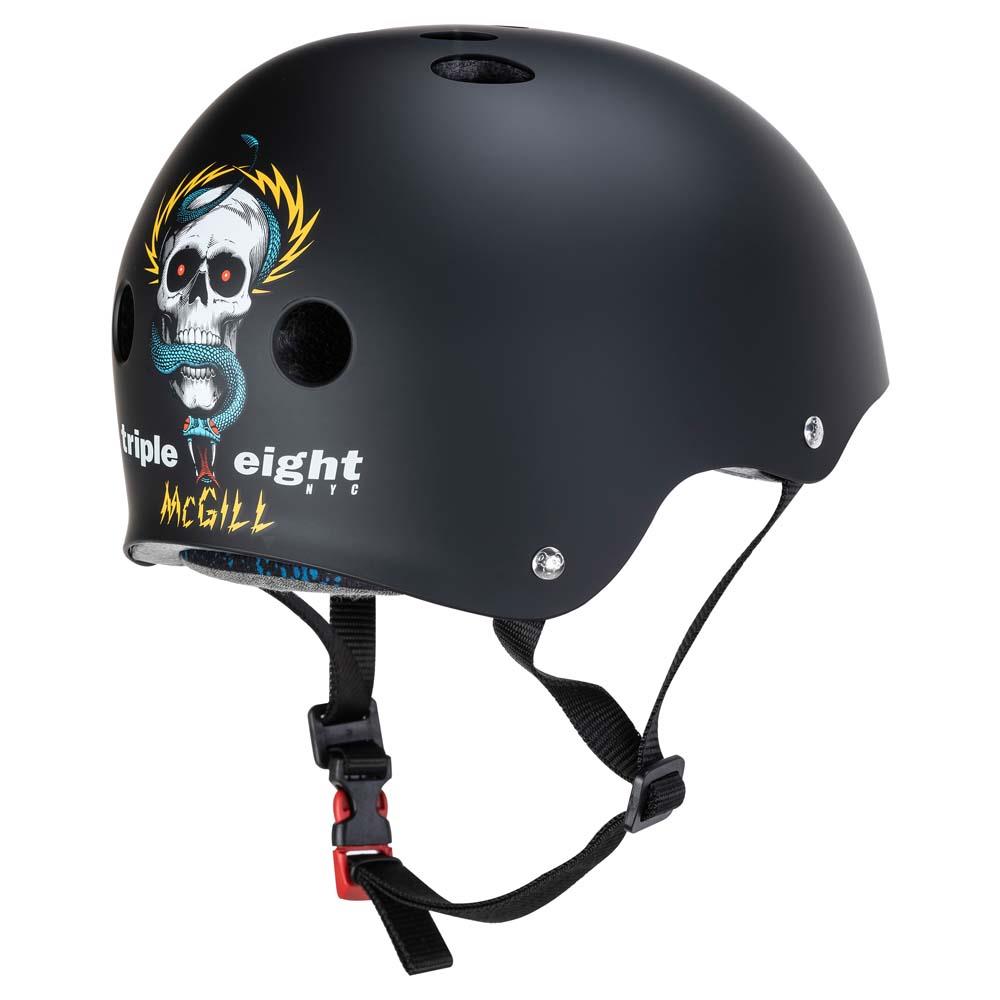 Triple 8 Skateboard Helmet Sweatsaver Certified Mike McGill