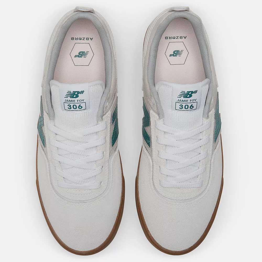 New Balance Numeric Jamie Foy 306 Skate Shoes Sea Salt Green