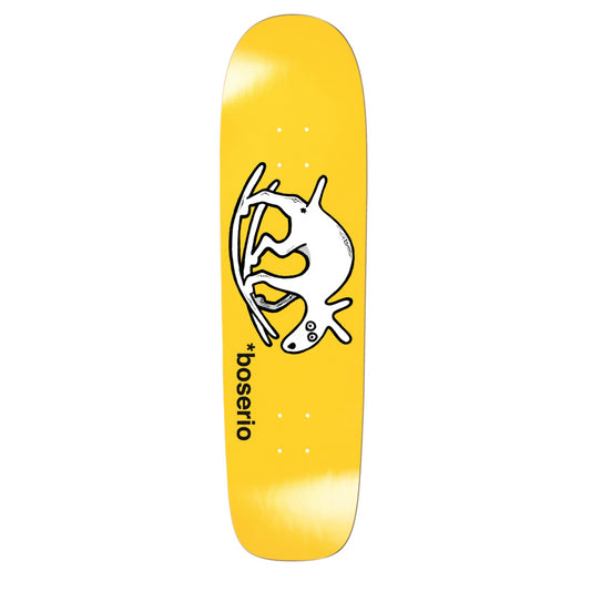 Polar Skateboards Nick Boserio Useless Wooden Dog Skateboard Deck Yellow 8.5" P1