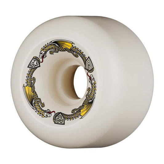 Powell Peralta Dragon Formula Skateboard Wheels 64mm x 40mm 88A Off White