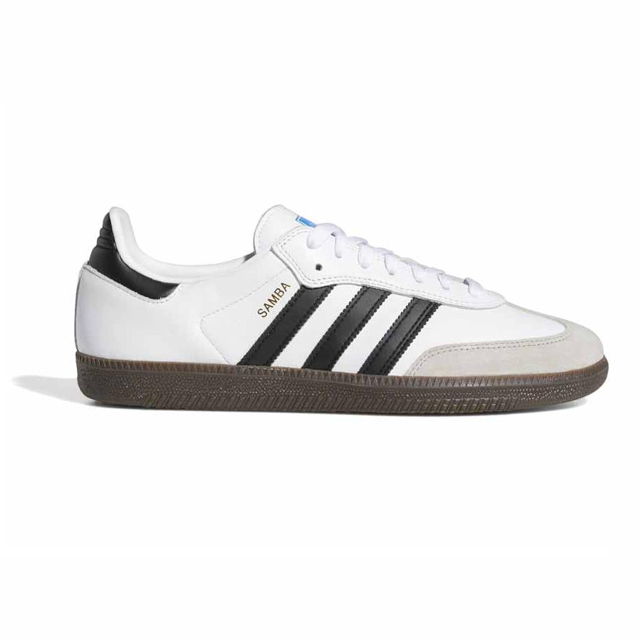 Adidas Skateboarding Samba ADV White Black Gum Skate Shoes – Black