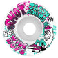 Snot Wheels Jason Adams Wide Boys White Skateboard Wheels 54mm 99a