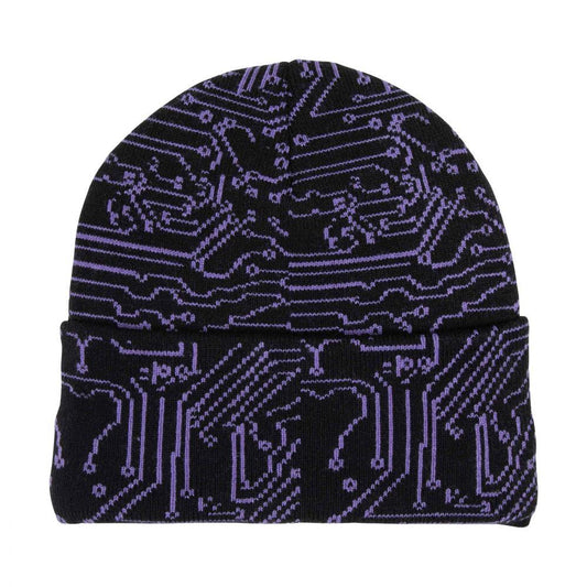 Santa Cruz Skateboards Circuit Beanie Black Purple Haze One Size Adult