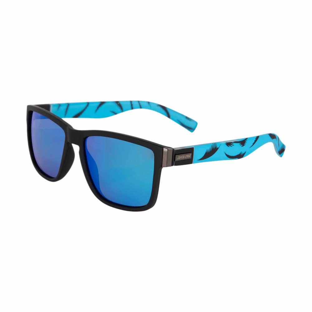 Santa Cruz Lucien Sunglasses Black Screaming Blue One Size