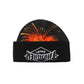 HUF x Thrasher Meltdown Reversible Beanie Black