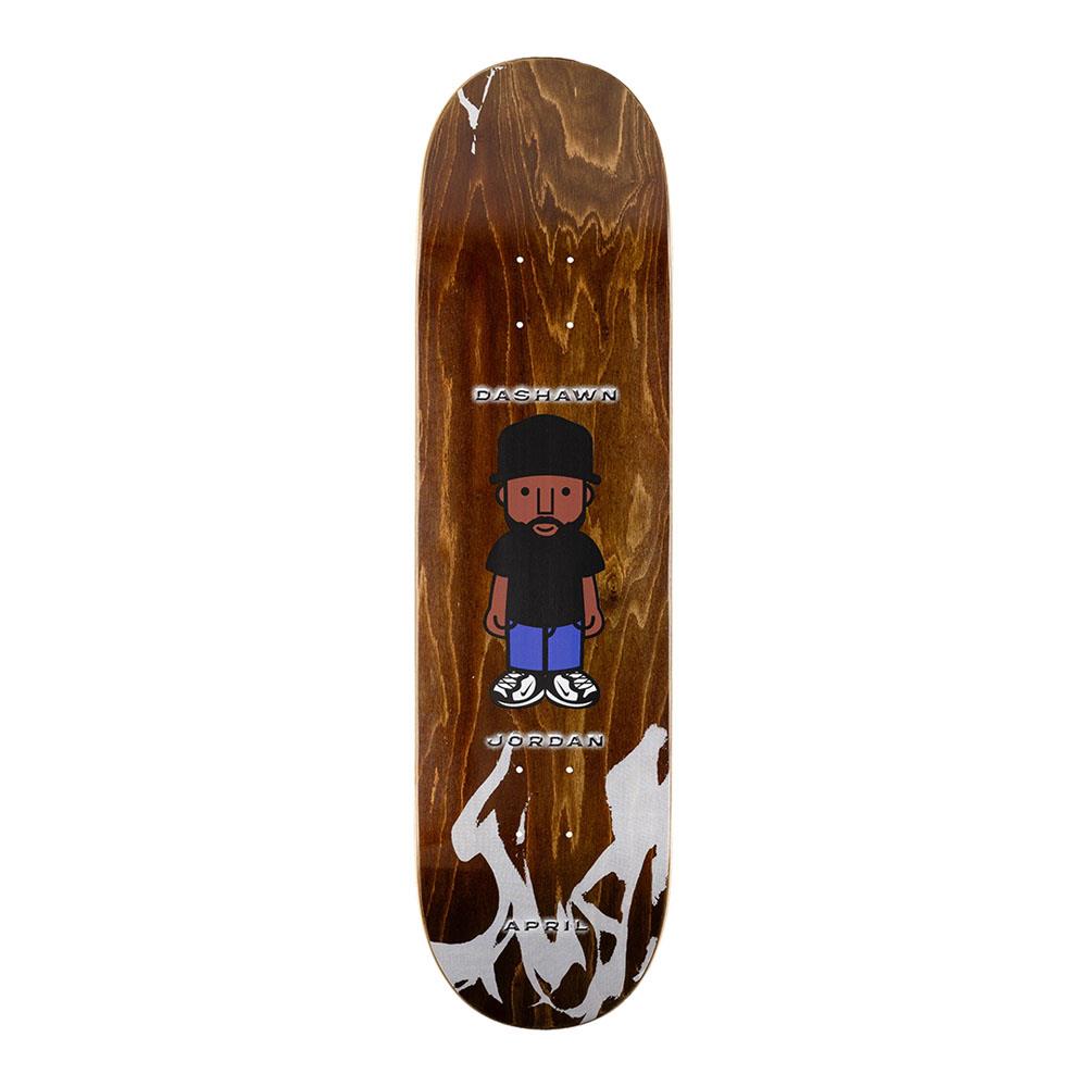 April Skateboards Dashawn Jordan 'Character' Skateboard Deck 8.5"