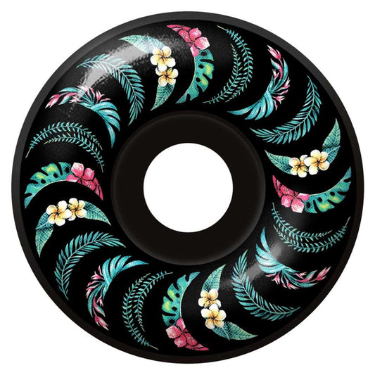 Spitfire Team Floral Skateboard Wheels Formula Four 99A Classic Black  55mm