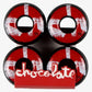 Chocolate Chunk Cruiser Skateboard Wheels Black 54mm 80D 54mm