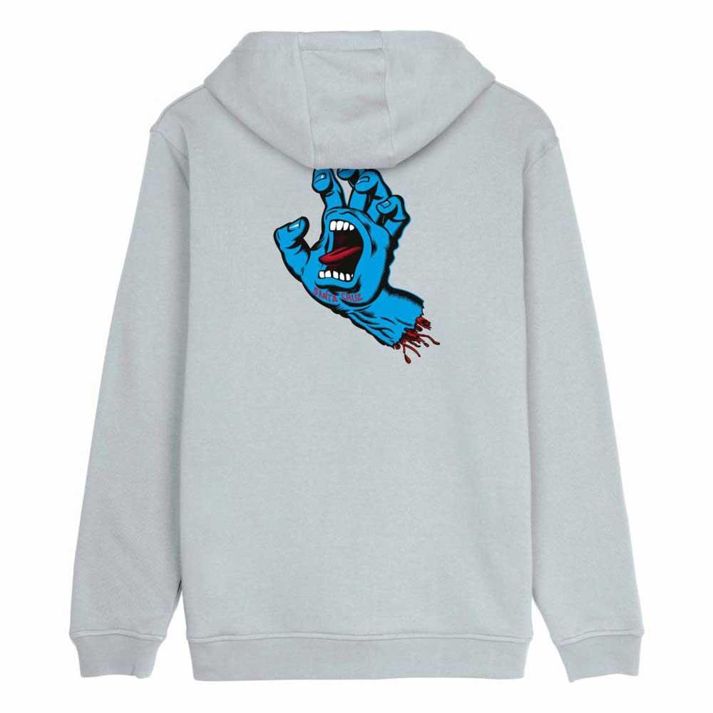 Santa Cruz Screaming Hand Chest Hooded Sweatshirt Mist