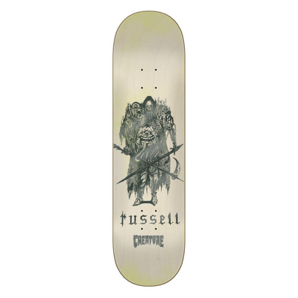 Creature Pro VX Skateboard Deck Russell Reaper Off White/Grey 8.25"