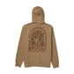 RVCA Palm Grove Hooded Sweatshirt Basic Fleece Coyote