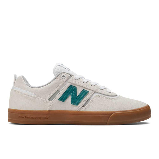 New Balance Numeric Jamie Foy 306 Skate Shoes White Green Suede
