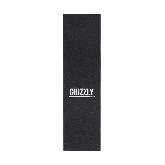 Grizzly Mini Logo Stamp Black Griptape Sheet 9"