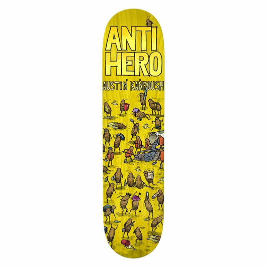 Anti Hero Pro Skateboard Deck Kanfoush Roached Out Multiple Stains 8.06"