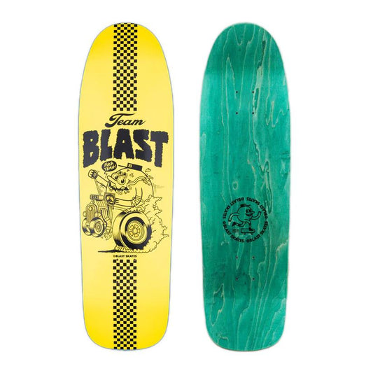 Blast Team Blast Skateboard Deck Custom Shape 9.3"