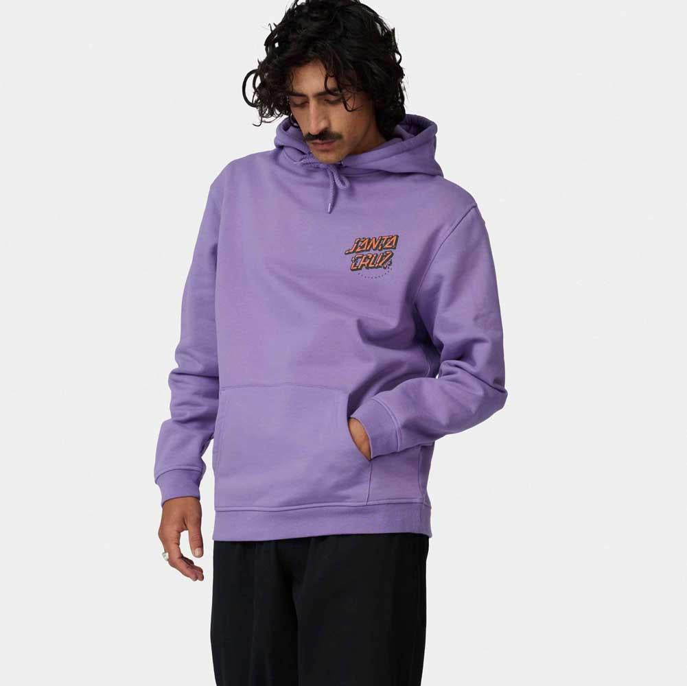 Santa Cruz Roskopp Screaming Five Hooded Sweatshirt Purple Haze