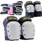 Pro-Tec Skateboard Pads Street Junior 3-PK Open Back Santa Cruz Black/White/Pink Youth