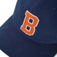 Brixton Big B Mp Adjustable Cap Midnight One Size Blue Orange
