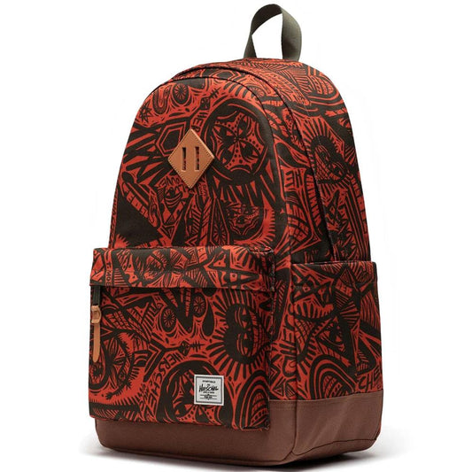 Herschel Heritage Thomas Campbell Backpack Forest Night Saddle Brown